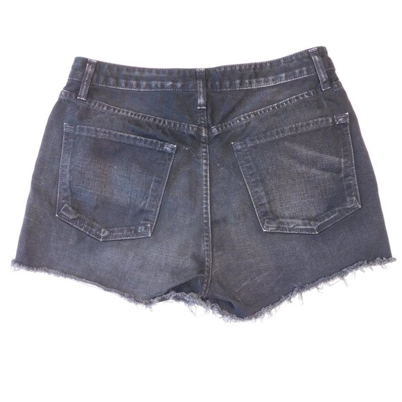 J Brand Gracie Denim Shorts | Black/Gray | High Rise | Button Fly |  EUC | 27 - Picture 4 of 10